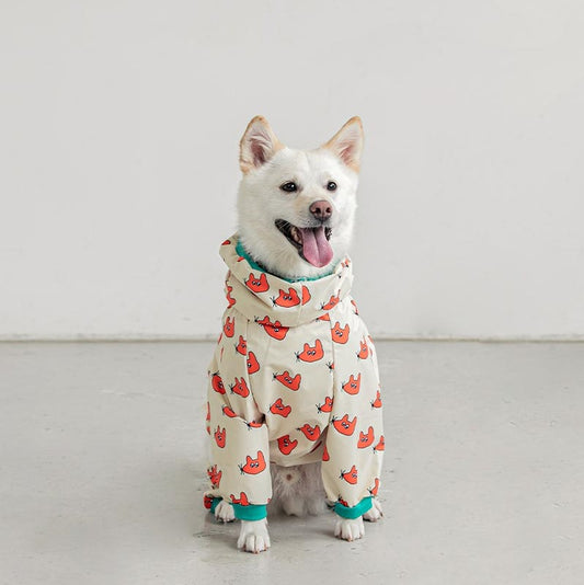 Chic Canine Hooded Raincoat