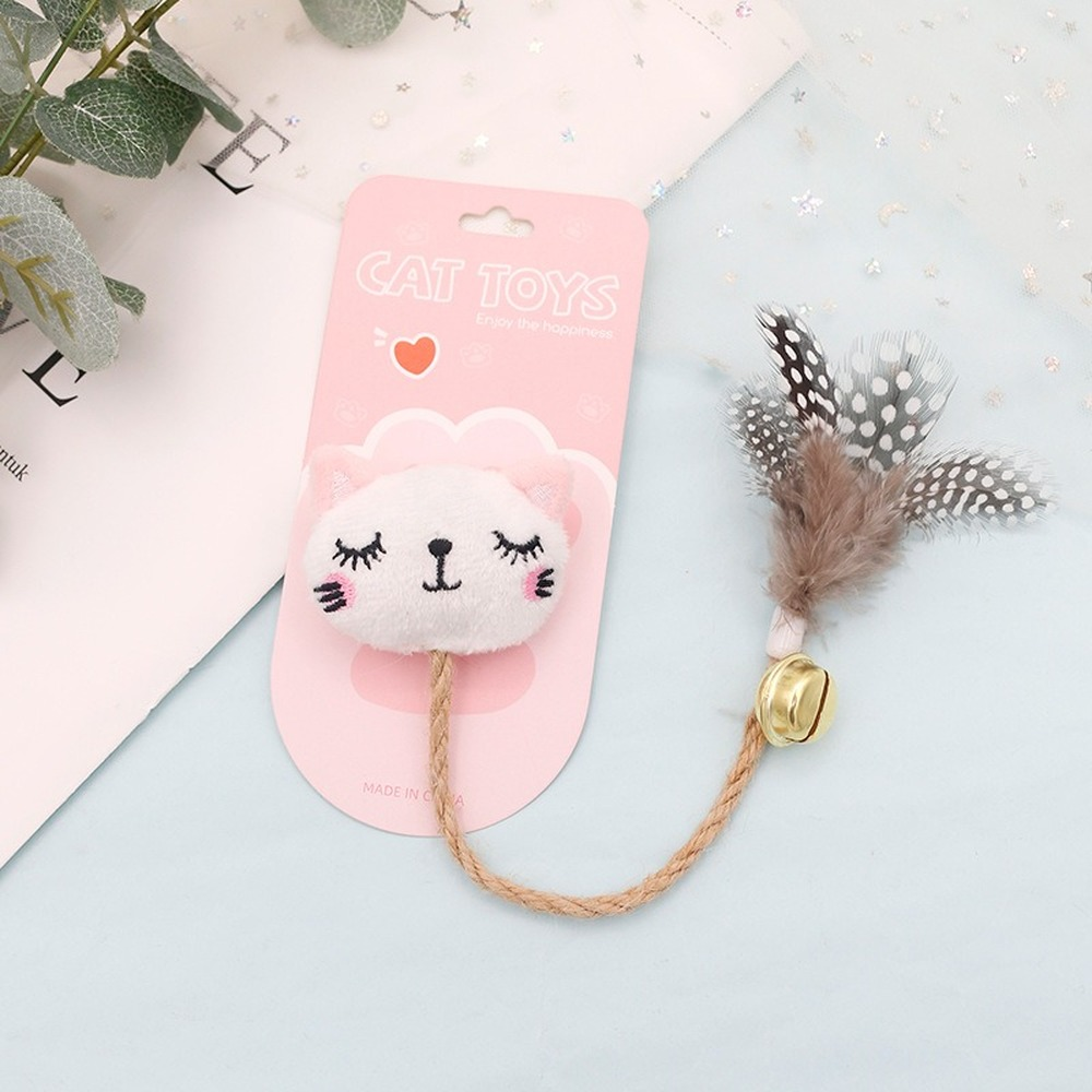 Playful Cat Feather & Bell Toy