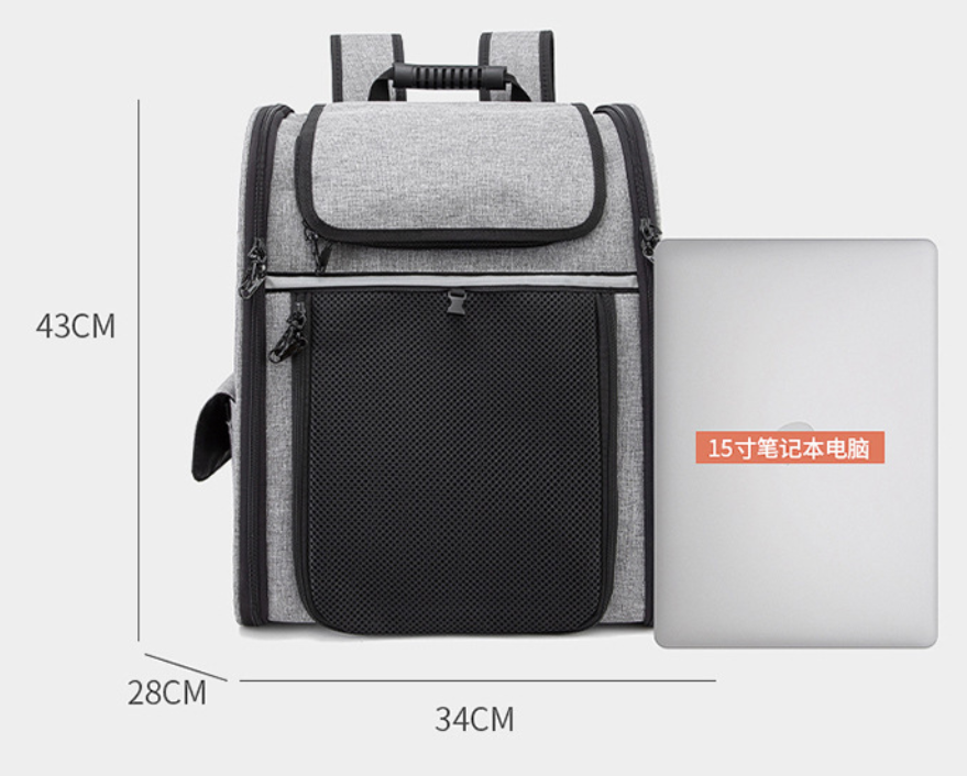 Travel Ready Pet Backpack Carrier