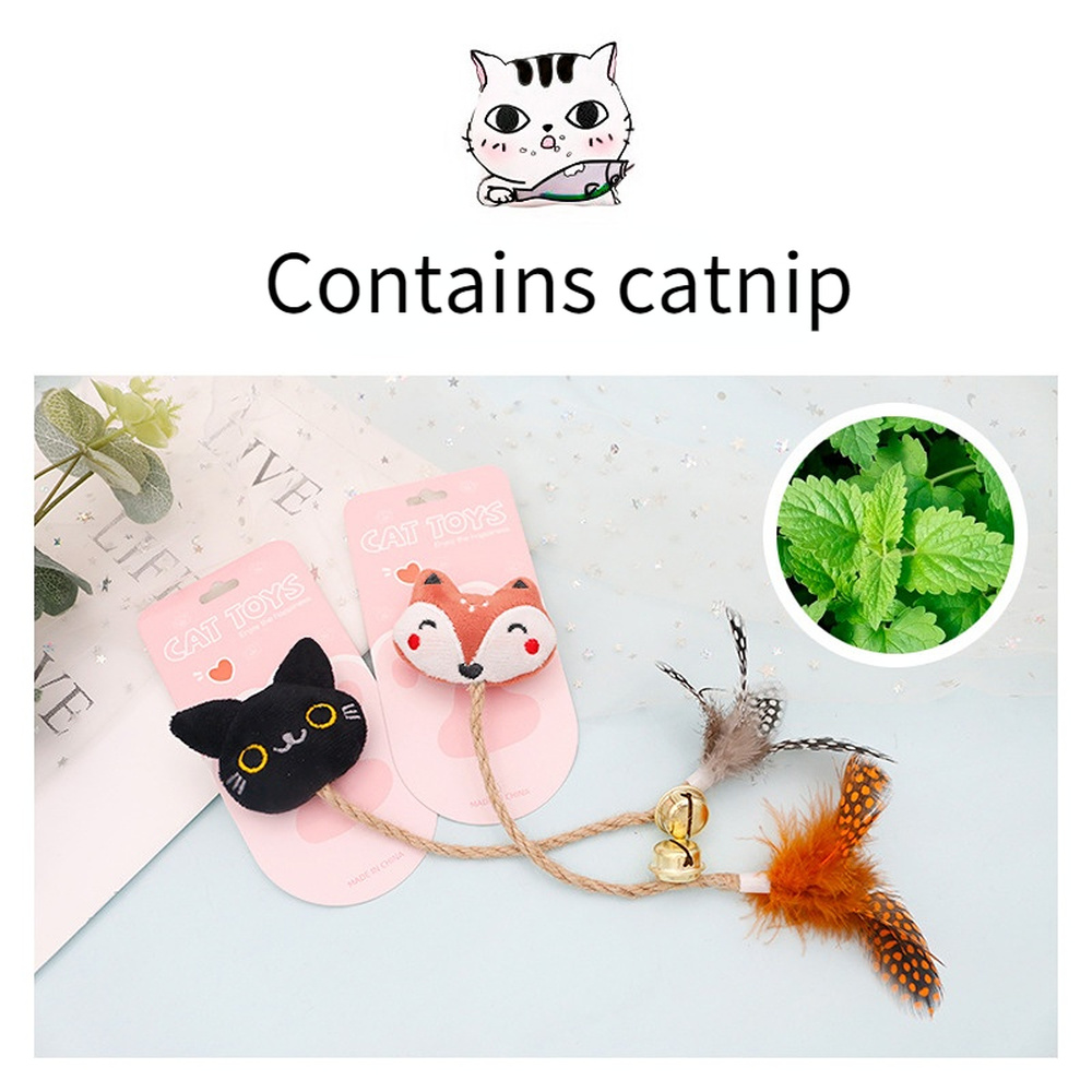 Playful Cat Feather & Bell Toy
