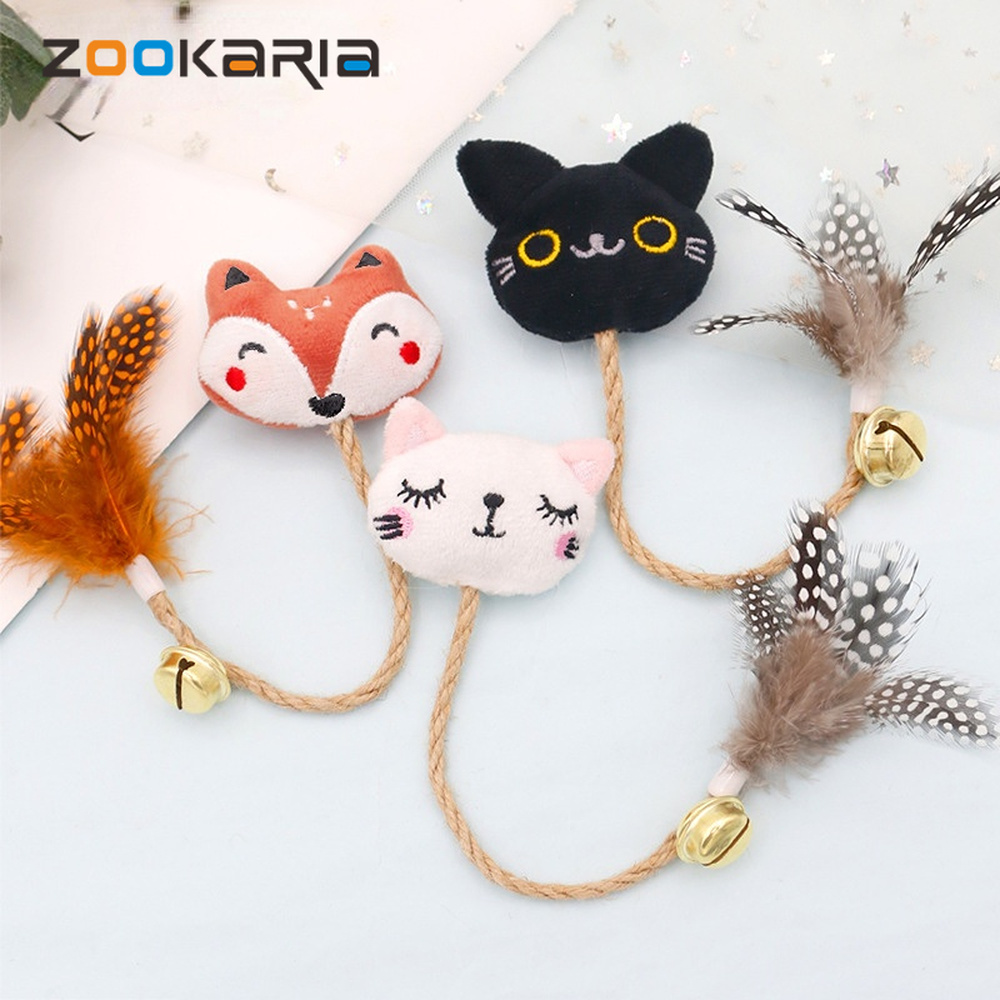 Playful Cat Feather & Bell Toy