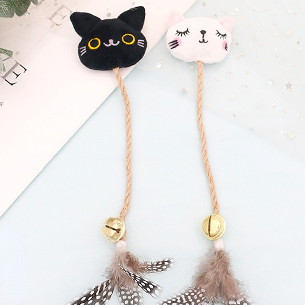 Playful Cat Feather & Bell Toy