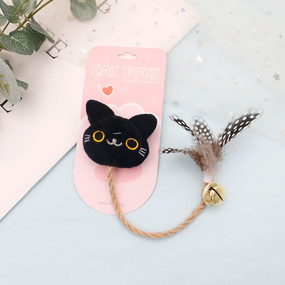 Playful Cat Feather & Bell Toy