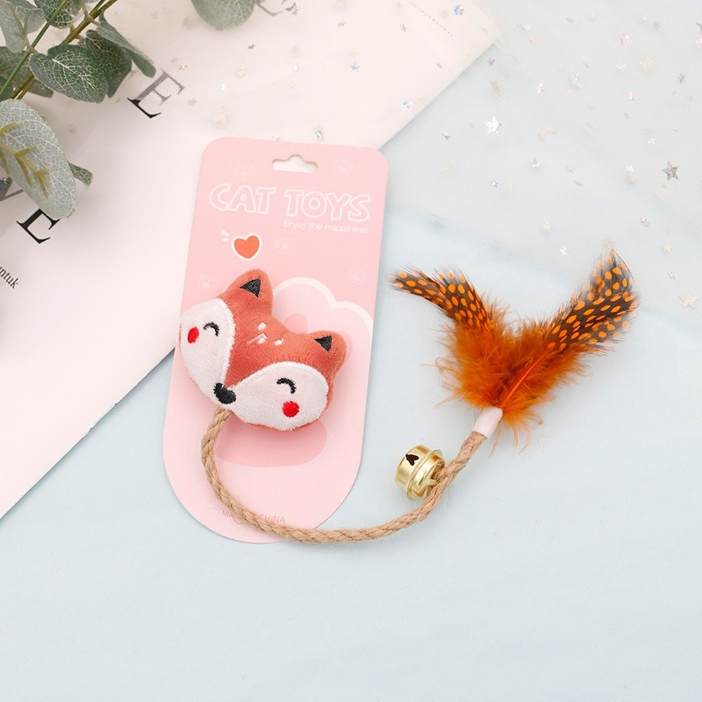 Playful Cat Feather & Bell Toy
