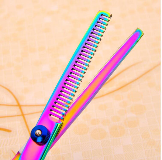 7-Inch Colorful Pet Grooming Scissors Set